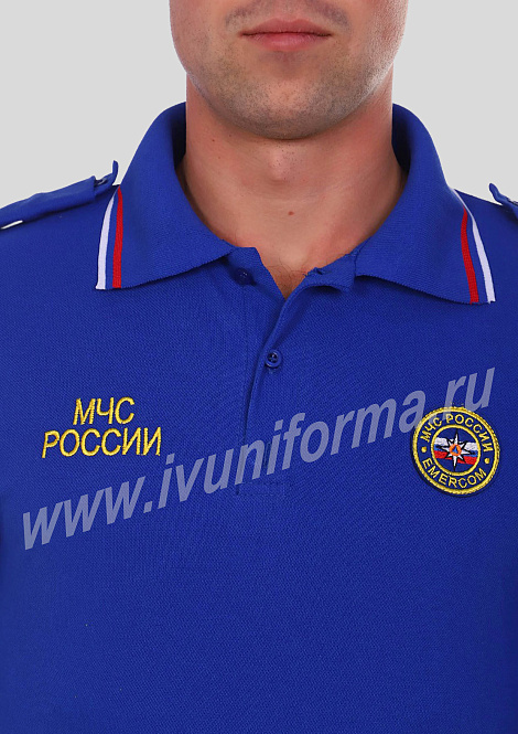 Рубашка-поло мужская для МЧС арт. Т-14-189-ТР